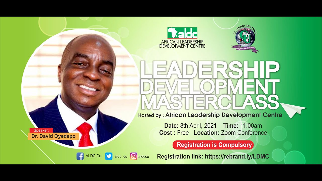 LEADERSHIP  MASTERCLASS WITH DR. DAVID OYEDEPO