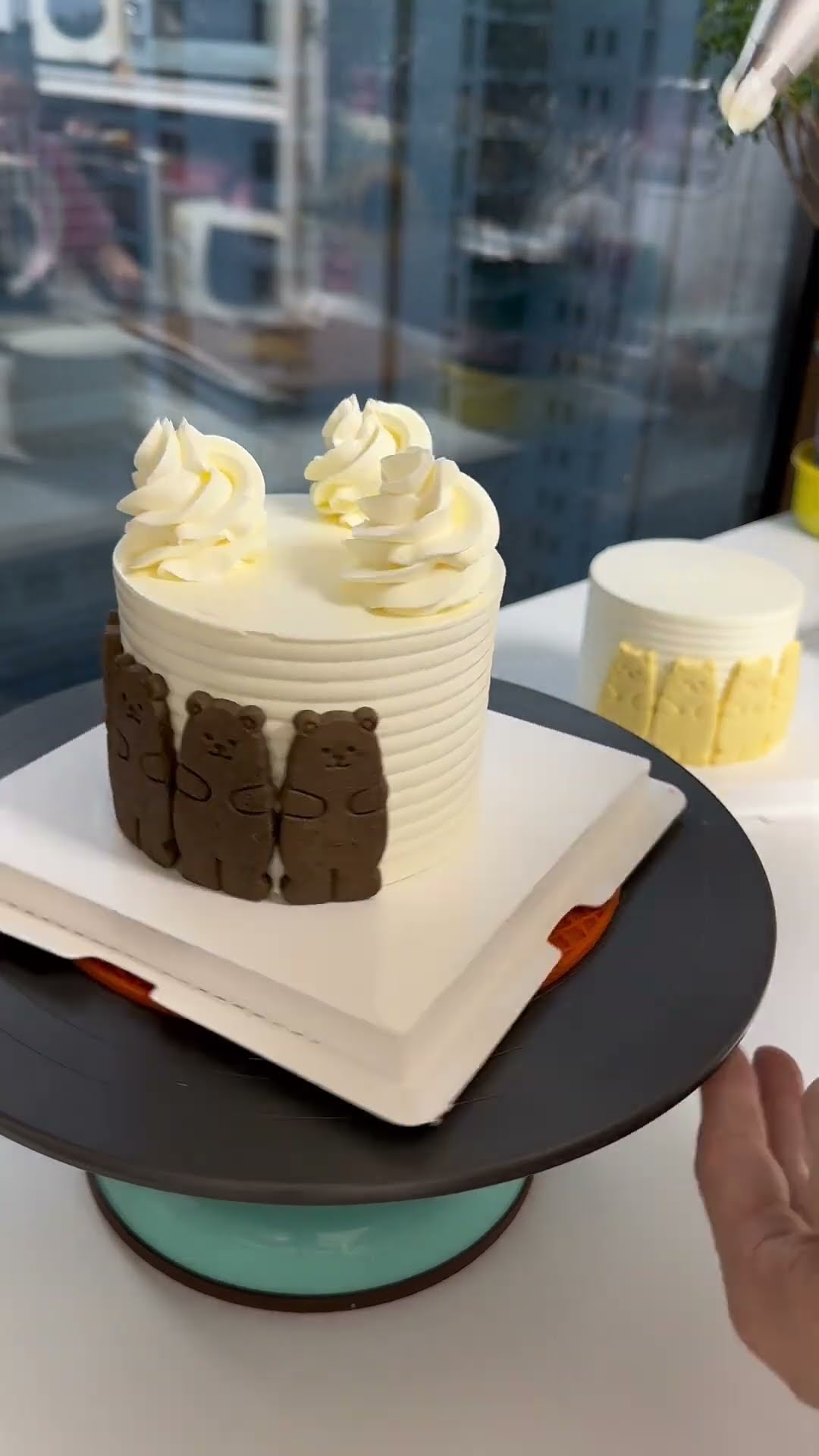 New Year 2025 Biscuit Series Cake Making Tutorial Instagram Food Creator Internet Celebrity Hot Cake