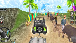 Cargo Jeep Drive  Offroad Gameplay | Car Racing game | Cargo Jeep Drive Off road 3D Simulator game screenshot 4