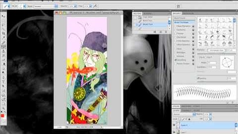 Photoshop Brushes and Typography tutorial part 1