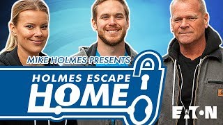 Mike Holmes Sets Up An Escape Room For Mike Holmes Jr & Sherry Holmes | Holmes Escape Home