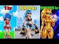 Från 1$ till 1 000 000$ som FEMALE SONIC i GTA 5! (Sonic Movie-mod)
