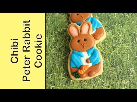 How to make a Peter Rabbit cookies - Easter bunny cookie