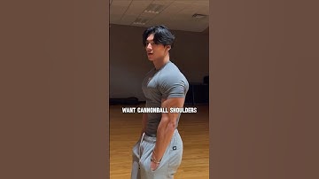 Get Cannonball Shoulders Without Equipment