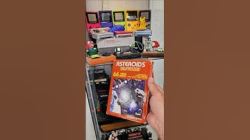 Asteroids (Atari 2600) #recuerdos #nostalgia #retro #atari #retrogaming #asteroids #gaming #tv #fypシ