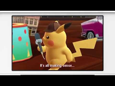 Detective Pikachu (3DS) Trailer + Amiibo - Nintendo Direct March 2018