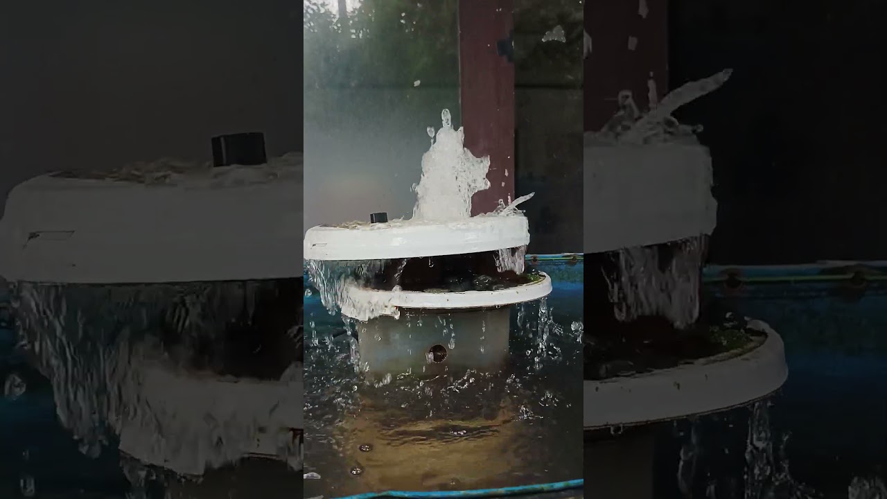 New asymmetrical tier fountain