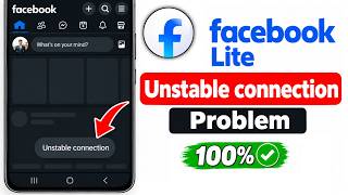 Fix Facebook Lite Unstable Connection Problem 2026 || Unstable Connection On Facebook Lite