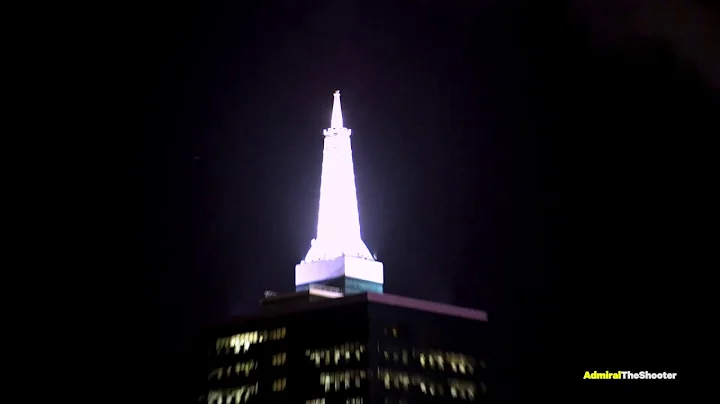 Aerial View Of Lagos at Night