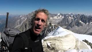 Melting glaciers - a WWF climate change message from the Mont Blanc