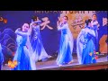 Chinese girls water dance at the mall of america  mid autumn festival show