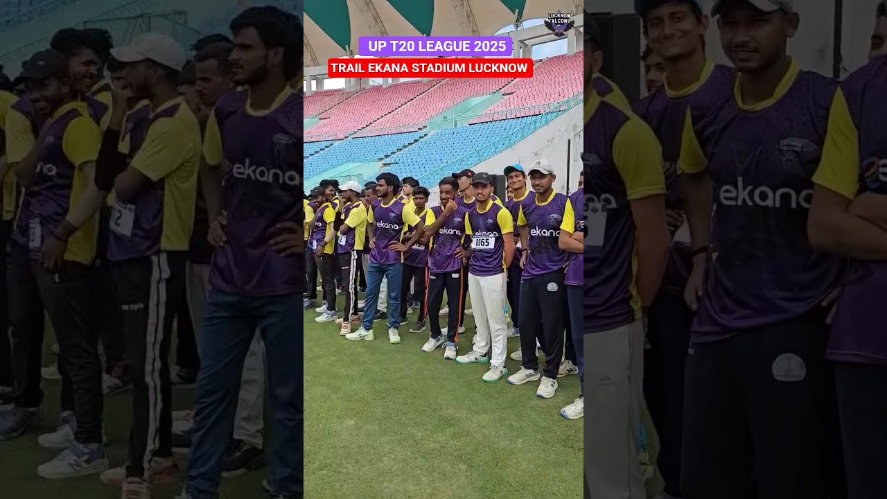 UP T20 League 2025 Trails Ekana Stadium Lucknow | Lucknow Falcons Squads 2025 
