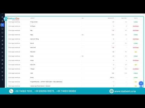 Stock by Branch Tutorial