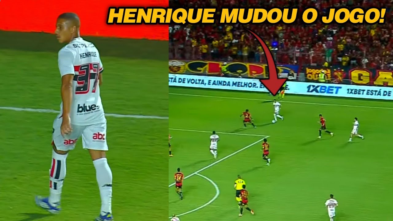 HENRIQUE ENTROU VOANDO NO JOGO! | Henrique Carmo vs Sport (16/08/25) by IRFHD