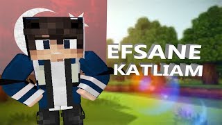 😱ORTADA EFSANE KATLİAM !!!😱 /Minecraft Skywars #5