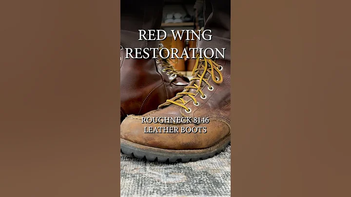 How to Restore Red Wing Leather Boots | Roughneck 8146 Briar Oil Slick #boots #restoration #redwing