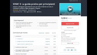 Corso Ionic 3 per principianti: presentazione e programma