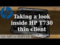 Taking a look inside HP T730 thin client | internal overview