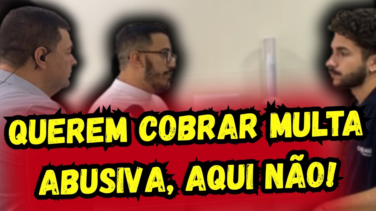 🚨 MULTA ABUSIVA EU NÃO ACEITO!!!