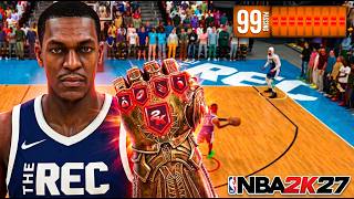This 99 Pass RAJON RONDO build unlocked ALL LEGEND BADGES in NBA 2K27!