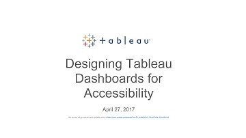 Think Data Thursday: Designing Tableau Dashboards for Accessibility