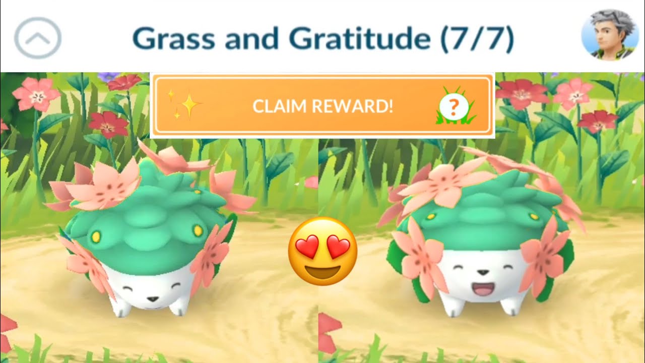 Grass and Gratitude - Catching Shaymin in Pokemon Go