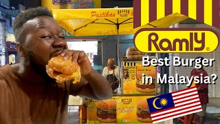 First Time Trying Ramly Burger In Kuala Lumpur Best Burger In Malaysia?