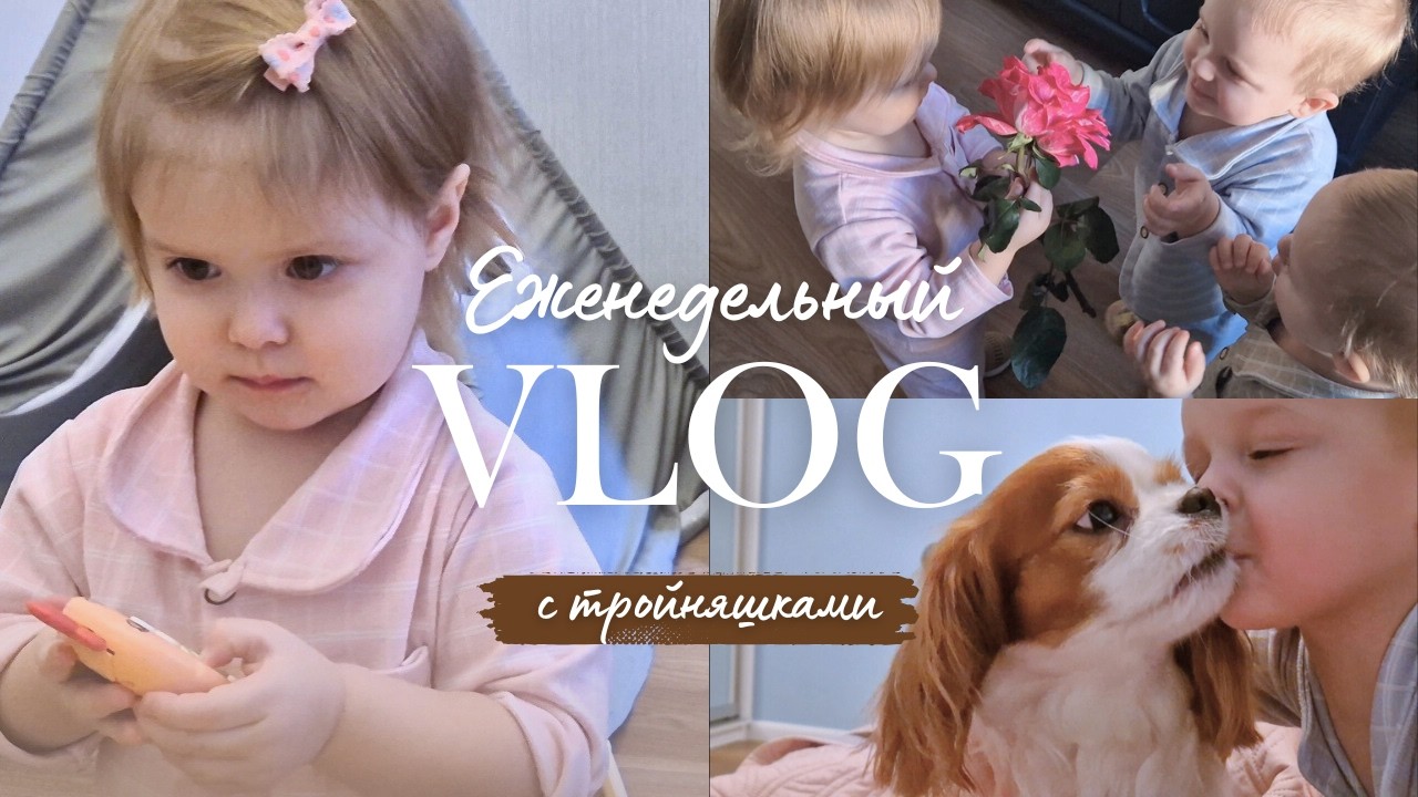 БУДНИ МАМЫ ТРОЙНЯШЕК. Обновки на лето // Прогулка // Моменты недели