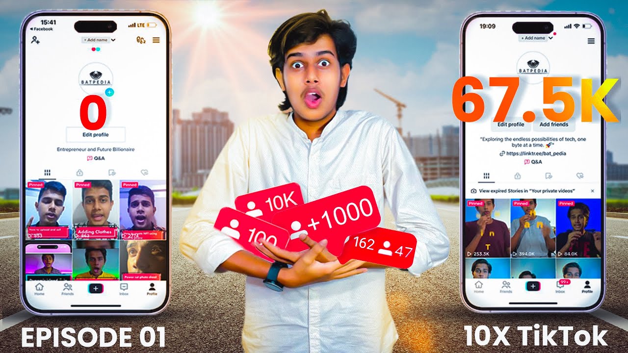 How to grow tiktok account fast 2023 10x Tik Tok account Episode 01