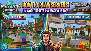 How to join in servers Mcpe♥️ 0.14.3/0.15.10 | Worldkrafts,CraftsMan | screenshot 1