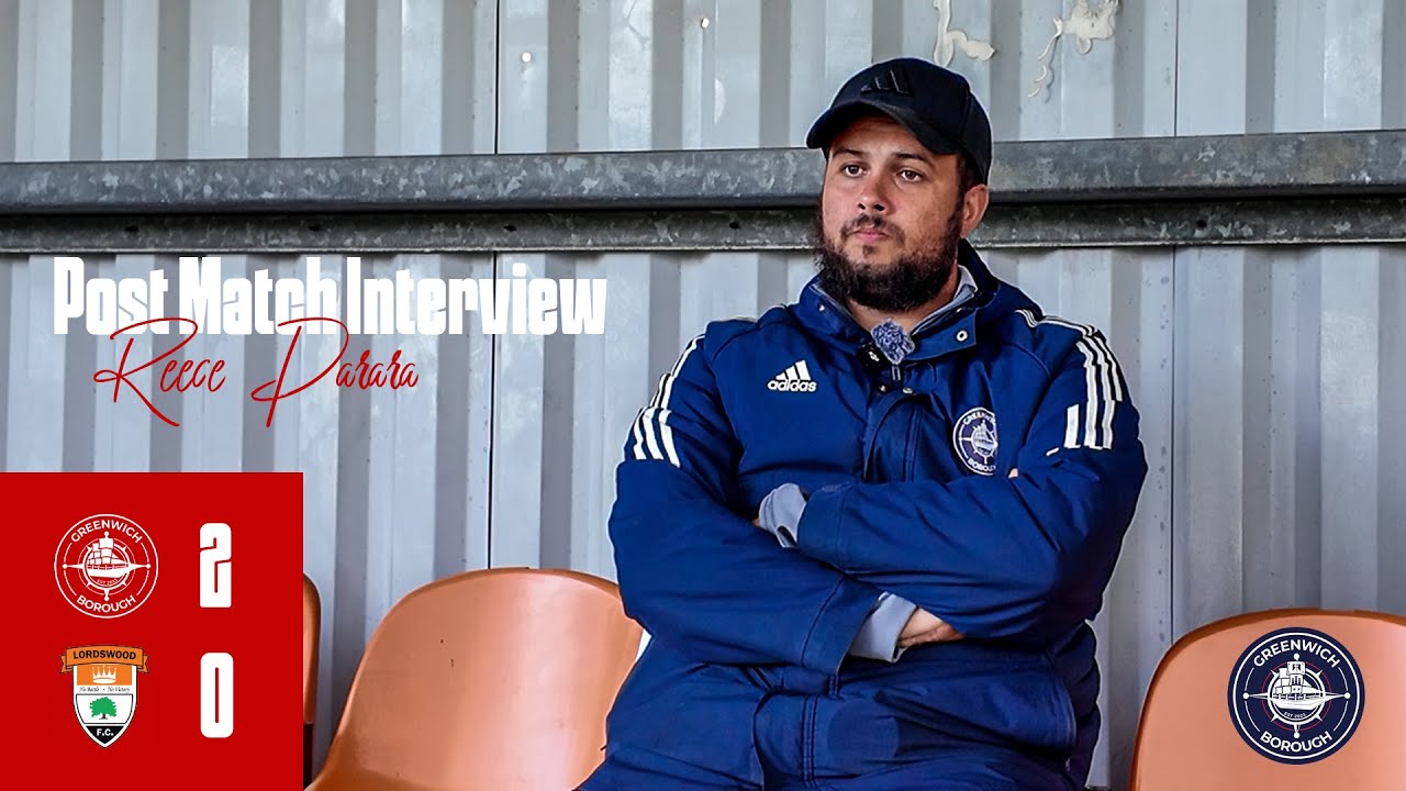 Lordswood FC 0 - 2 Greenwich Borough | Reece Parara Post Match Interview