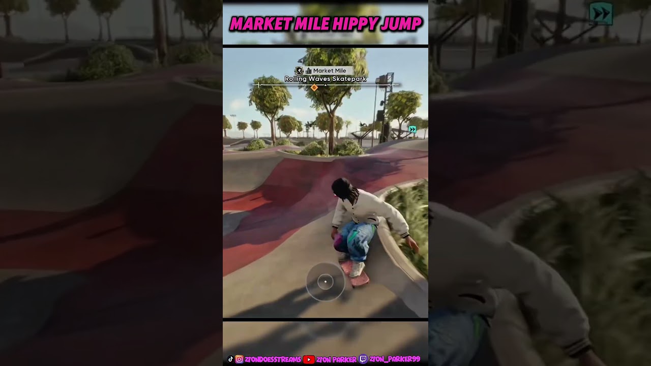 Хиппи-джампинг Market Mile 