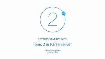 Getting Started with Ionic 2 and Parse Server