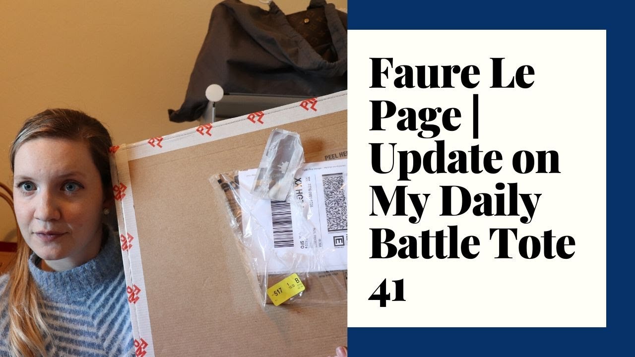 Fauré Le Page Daily Battle 41 - Blue Totes, Handbags - FLP20710