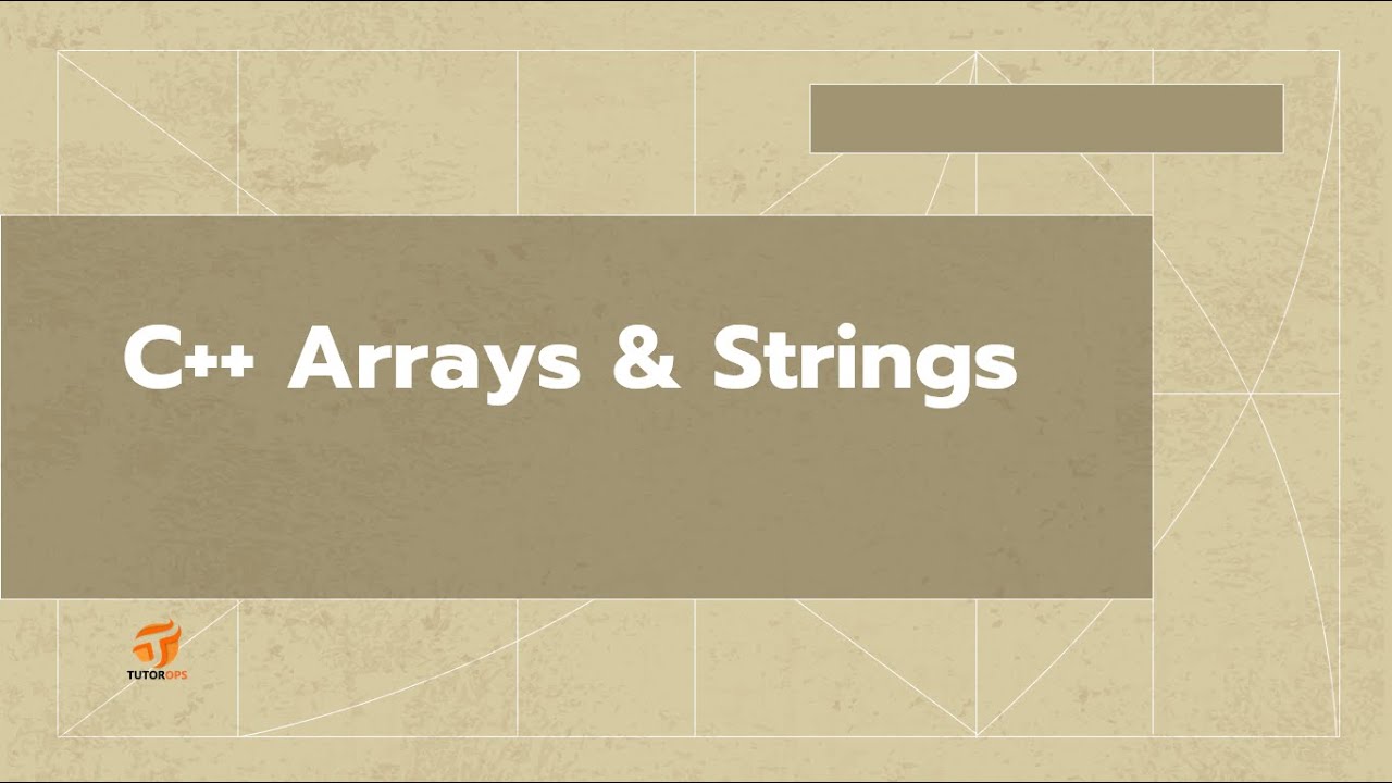 C++ Arrays & Strings - YouTube
