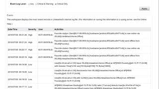 Event Level and Diagnostics Monitoring using Unleased browser UI