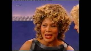Tina Turner bei "Wetten, dass..?" - ZDF 1999 - Thomas Gottschalk