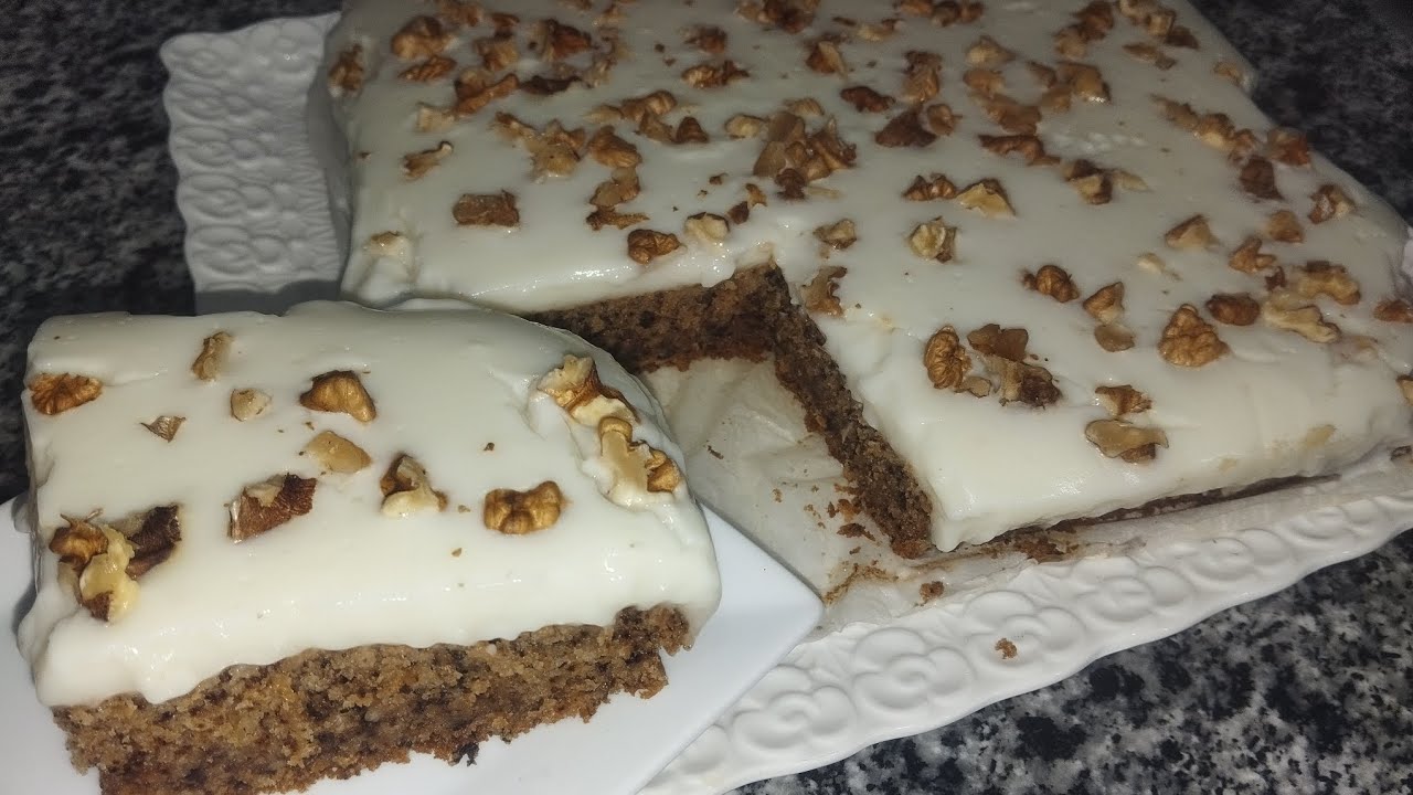 # #اكسبلور #كيك سهل بالكركاع والجزر لذيذه ما تشبعوش منها 🌺✌🏻💜