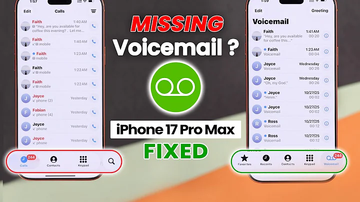 Fix- Voicemail Missing/Disappeared on iPhone after iOS Update! [Recover]
