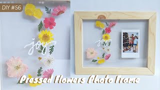 Pressed Flowers Photo with Transparence Frame | DIY Preserved Flower Frame screenshot 4
