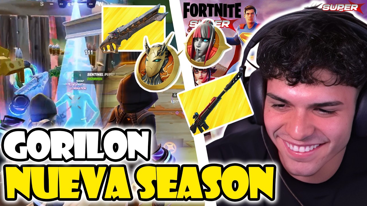 GORILON JUEGA LA NUEVA TEMPORADA DE FORTNITE🔥CAPÍTULO 6 TEMPORADA 3