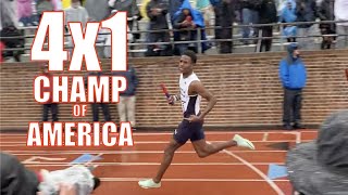Jamaica College Wins Penn Relays 4X1 In Pouring Rain