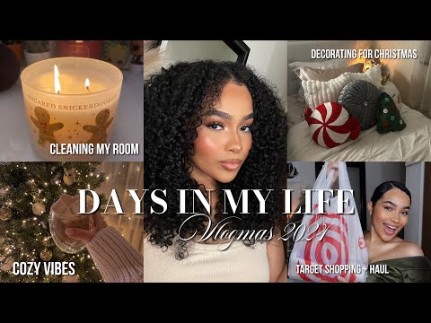 DAYS IN MY LIFE VLOGMAS 2024 🎄 Decorating For Christmas, Target Haul, Lots of Eating, & MORE!