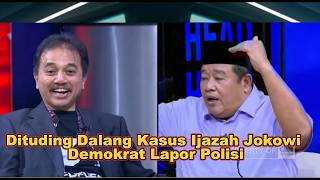 Dituding Dalang Kasus Ijazah Jokowi Demokrat Lapor Polisi.#ijazah #jokowi #roysuryo #rismon #debat