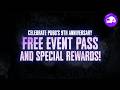 Log in EVERY DAY TO PUBG, Receive EVENT PASS TICKETS! | PUBG 9th Anniversary