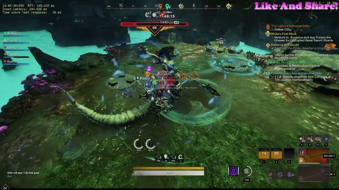 New World - Lazarus Mutation 10 Run with Friends / Gold