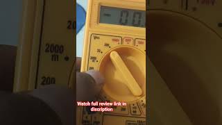 Digital Multimeter review DT830D Tutorial how to use a digital Multimeter #electronics सबसे सस्ता