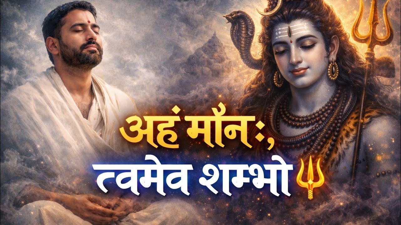 🔱  अहं मौनः, त्वमेव शम्भो | 🪔 मौन में बसे महादेव  | Soulful Shiva Bhajan  ✨