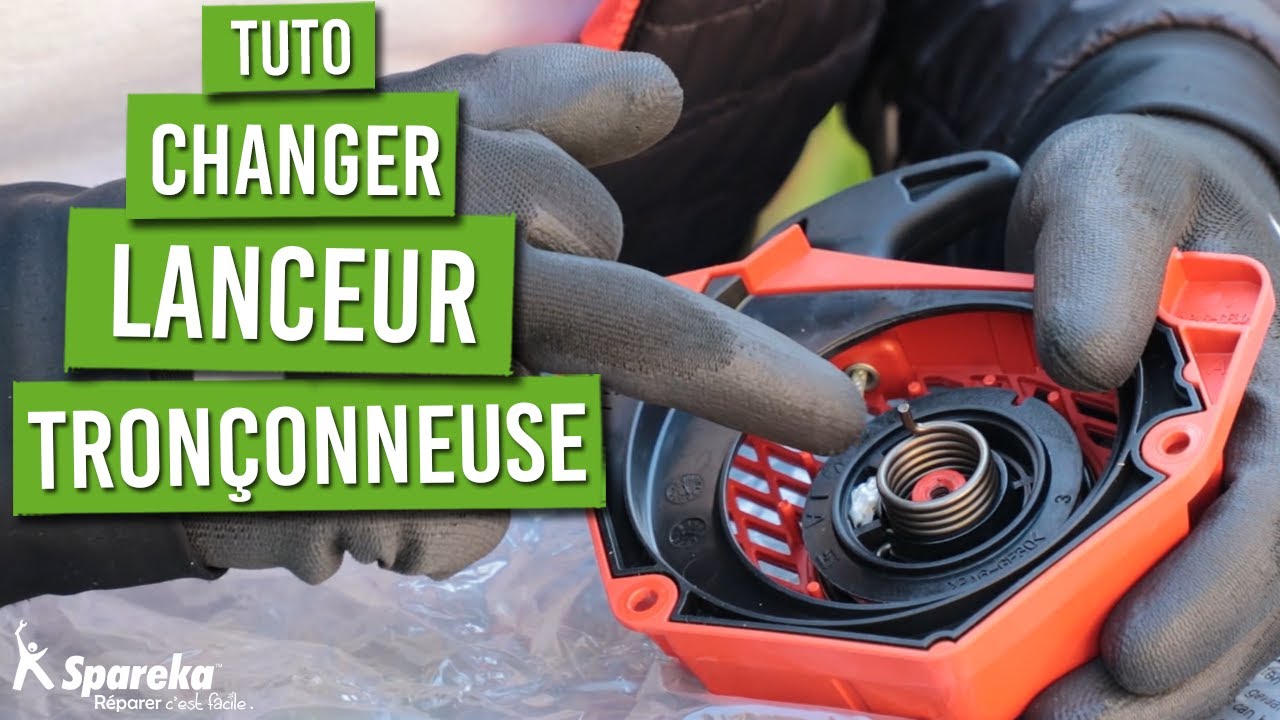 Changer la ficelle et le lanceur sur une tronçonneuse Tuto de — free download
