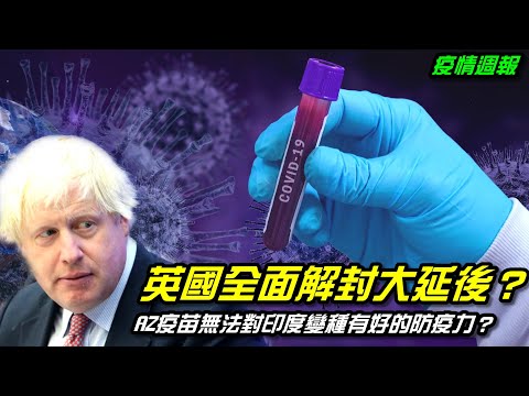 英全面國解封延後？AZ疫苗還有防護力嗎？印度疫情趨緩？數字可以持續下降？